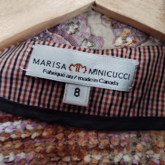 Vintage 90s Silk Blend Marisa Minicucci Jacket - Picture 14 of 16